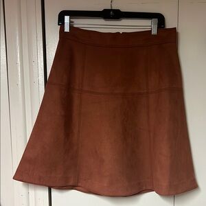 Ann Taylor Brown A-Line Knee-Length Skirt for Work